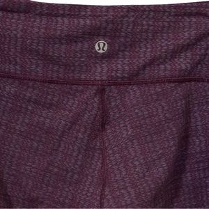 Lululemon Wunder Under leggings Sm 4 Purple & Grey‎ Mid-rise 26 X 31